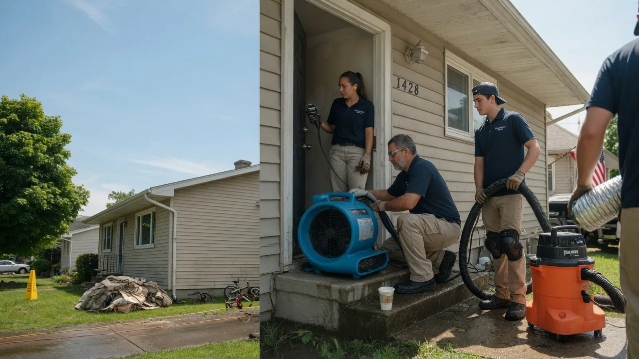Water Damage Restoration in White Heath, IL near me